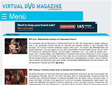 Tablet Screenshot of news.dvd-magazine.eu